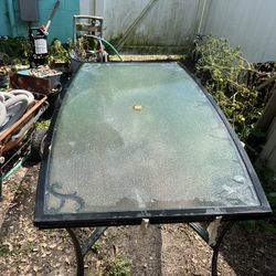 Patio Table / With Hole For Umrella