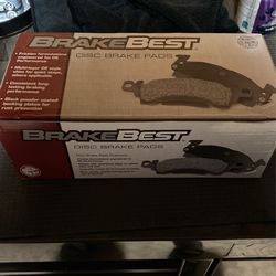 A set of brake pads a pair of socks