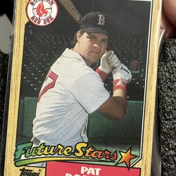 1987 Topps #449 Pat Dodson - Boston Red Sox