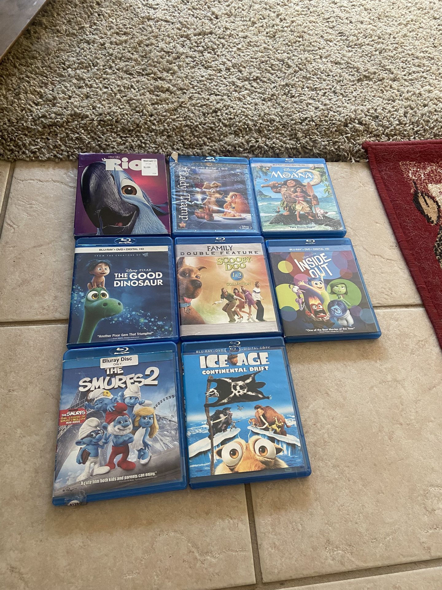 Blue-Ray+DVD + Digital HD $5 Each 