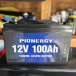 Pionergy 12v 100ah LiFePO battery