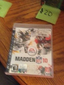 PS3. Madden nfl 10