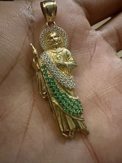14K San Judas Pendant