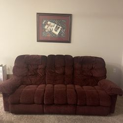 2 Peice Set Of Reclining Sofa And Love Seat!