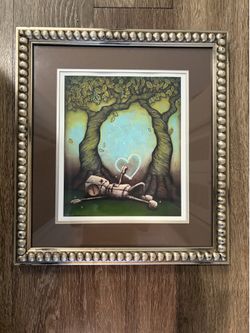 Napoleoni unbounded affection original art in a beautiful frame