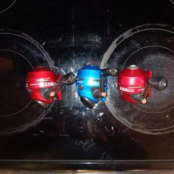 3 ZEBCO SLINGSHOT FISHING REELS