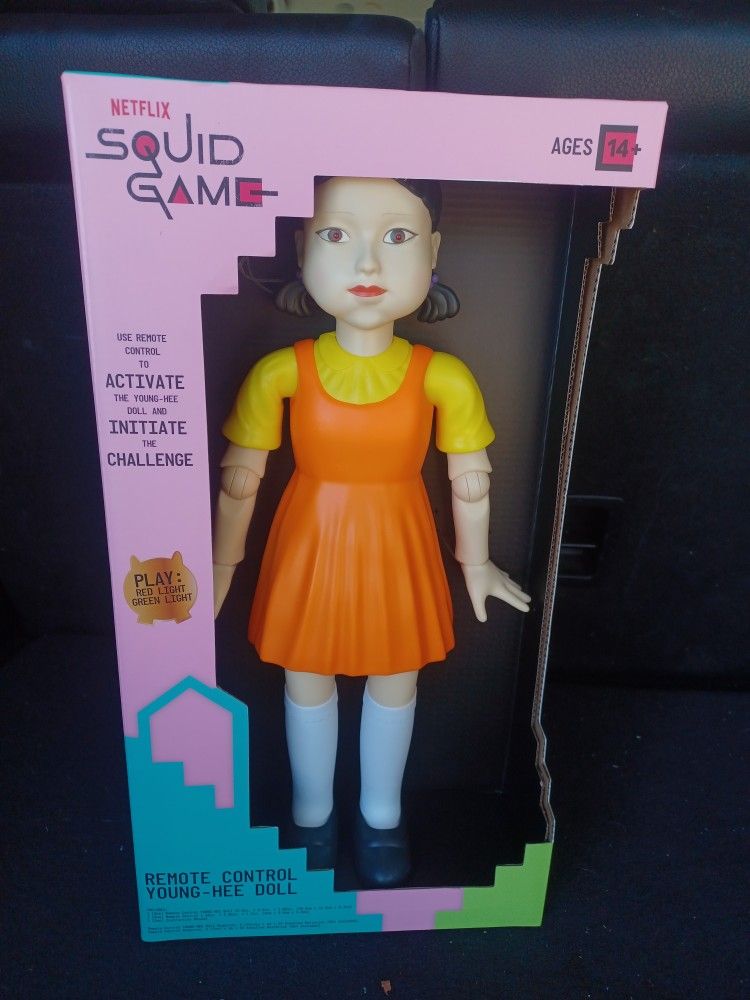 Netflix Squid Game Young Hee Doll Remote Control for Sale in Los Angeles,  CA - OfferUp