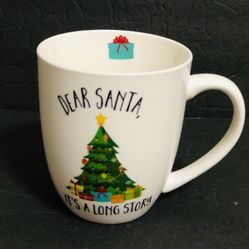 Crofton "Dear Santa It's a Long Story" 16oz Christmas Holiday Mug