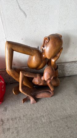 African wood art.