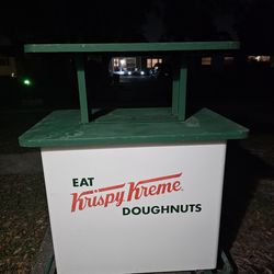 Krispy Kreme doughnut display
