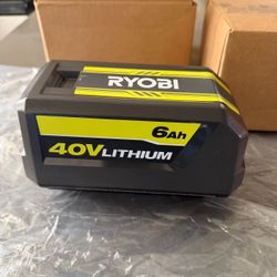 Ryobi 40V 6.0 Ah Lithium-Ion High Capacity Battery