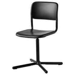 IKEA SMÄLLEN Black Swivel Office Desk Chair