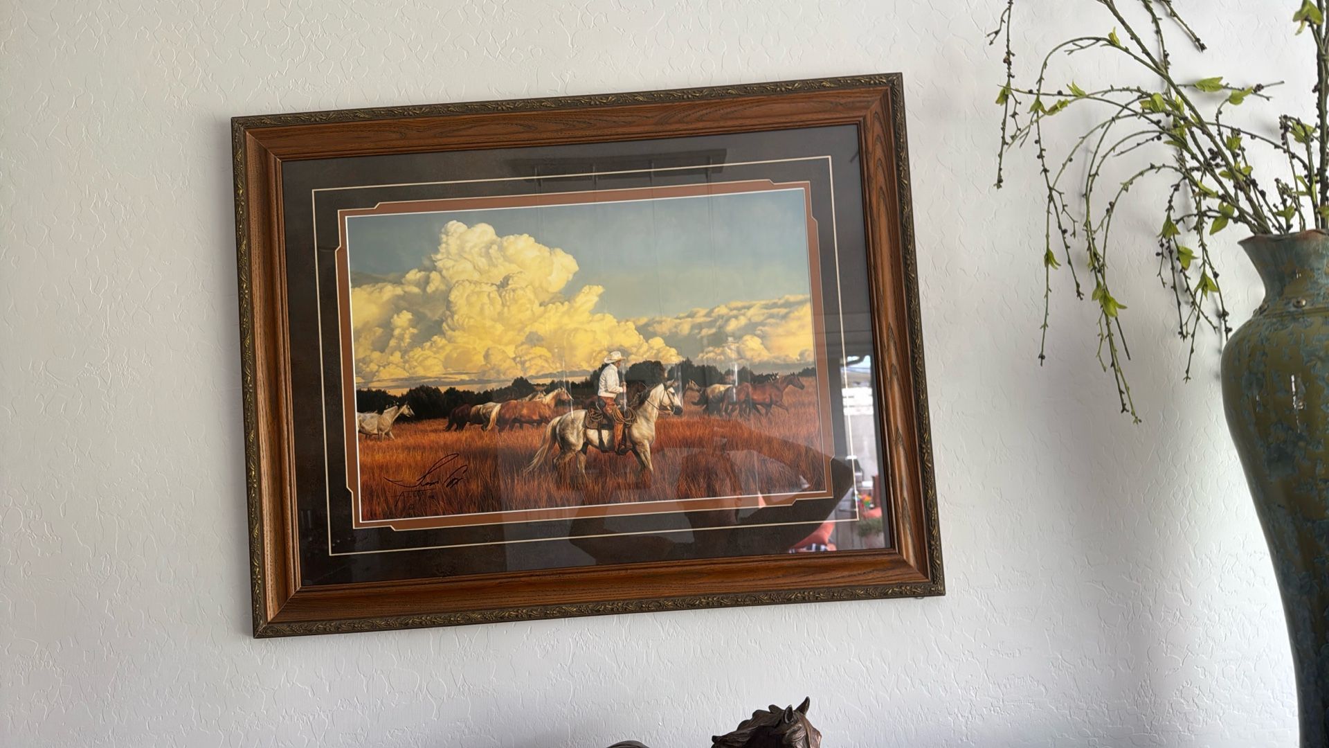 Signed Tim Cox Framed Print