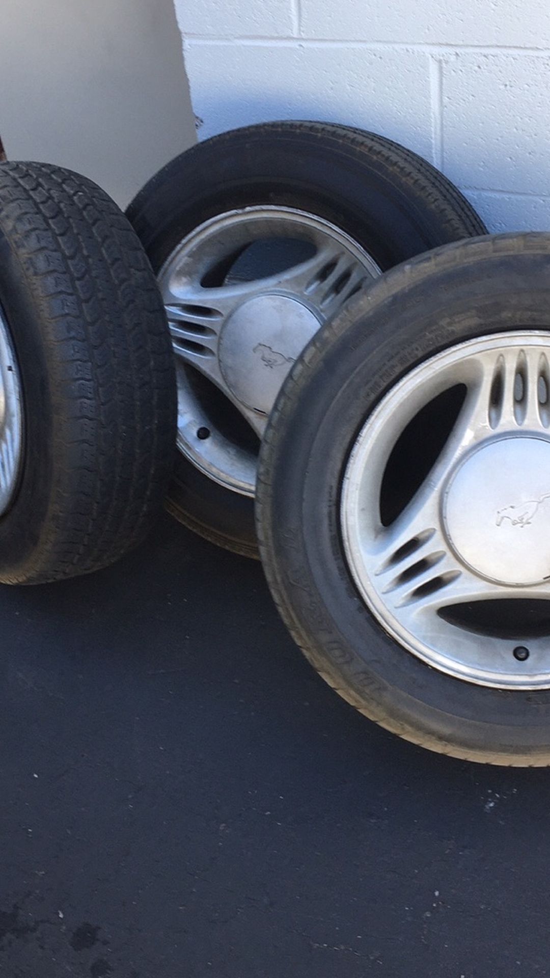 {contact info removed} Ford Mustang LX Factory 15” Aluminum Wheels