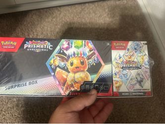Pokemon Prismatic booster bundle and surprise box