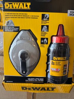 DeWalt Chalk Reel with Red Chalk