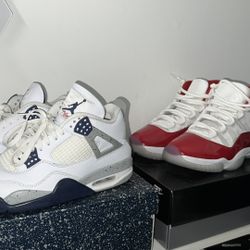 Jordan Cherry 11s & Retro Cement Jordan 4s