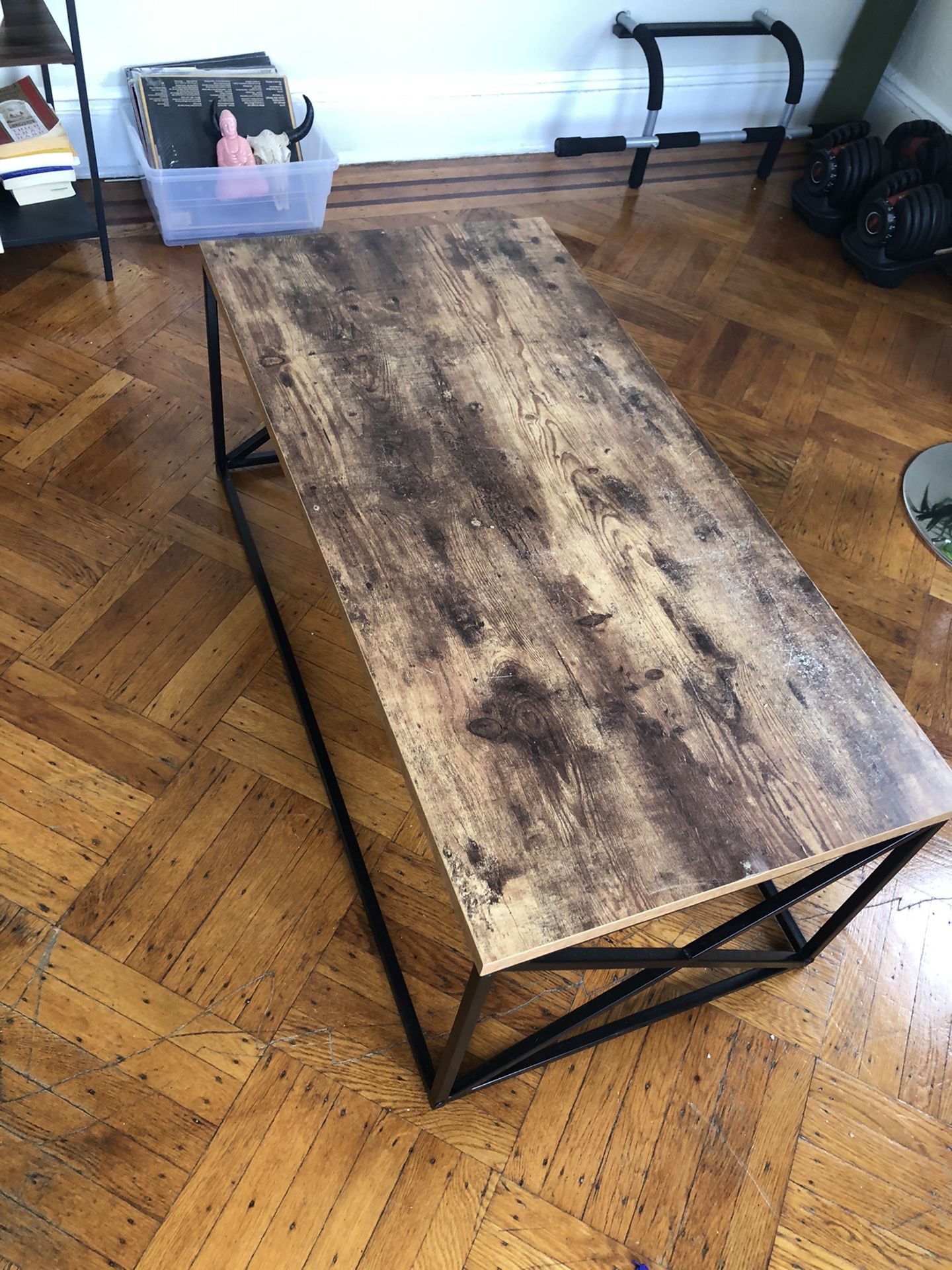 modern wood coffee table