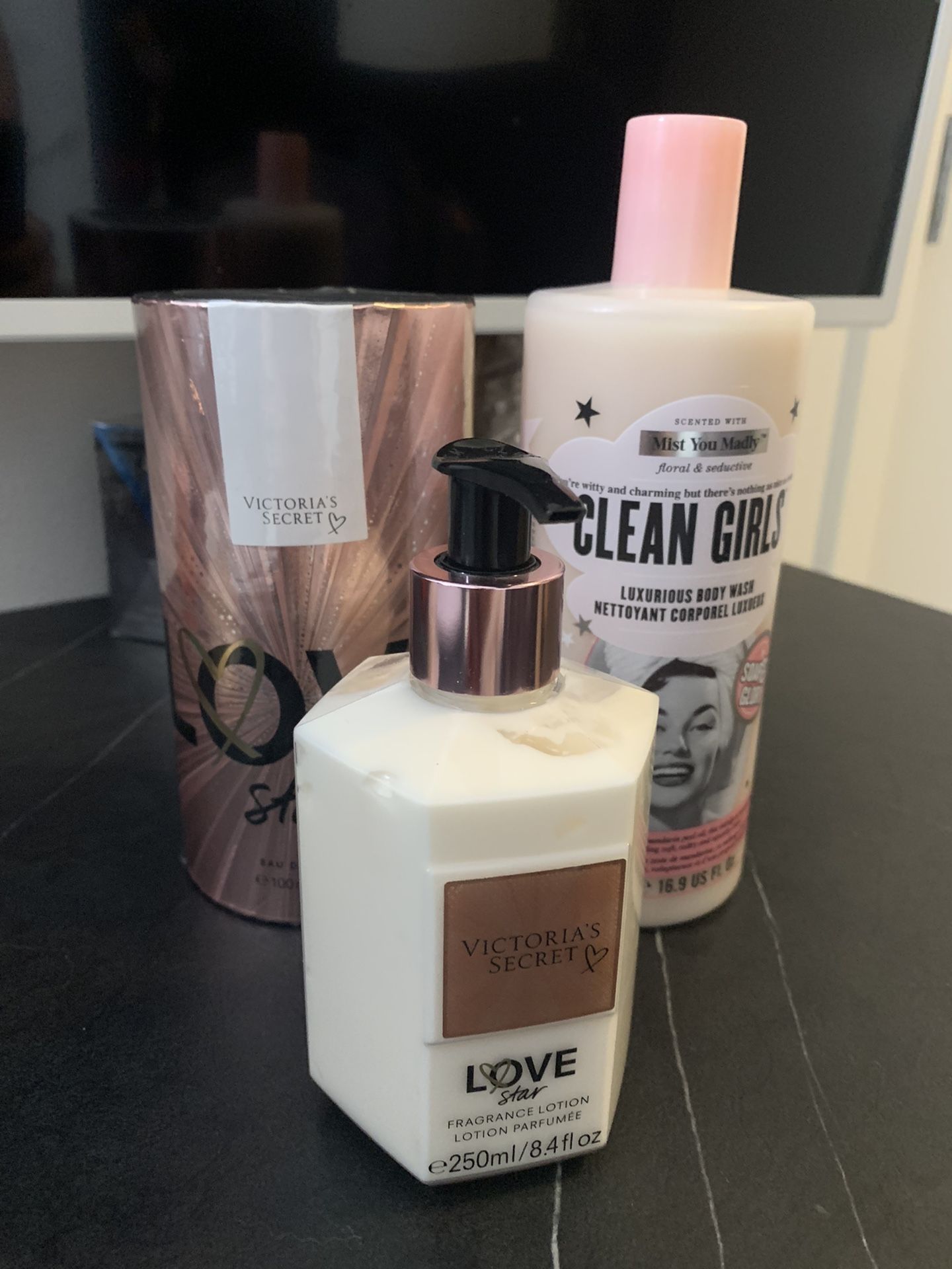 Soap & Glory, victoria secret lotion & Perfume Set NEW