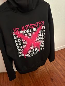 Black Graphic Hoodie