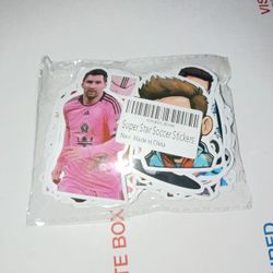 Messi Soccer Sticker. New