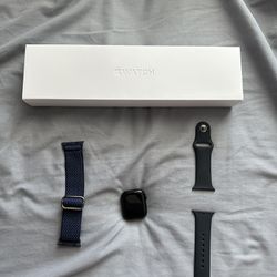 Apple Watch Series 8 GPS 41mm Midnight With Two Bands, Charger, And Box Included