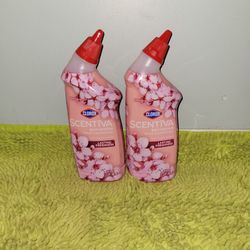 2 Clorox Scentiva Bathroom Toilet Cleaning Gel 24oz