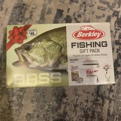 Fishing Pack With Bait Line Hooks And More