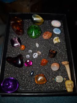 Rare gemstones raw uncut gems fossils gold ORE an more