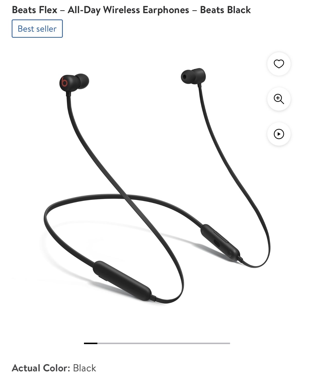 Beats Flex Wireless Headphones Black 