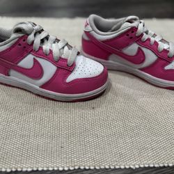 Pink Nike Dunks 10.5c