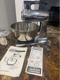 Lknew sunbeam deluxe mixmaster micer