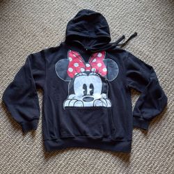 Mini Mouse Hoodie Sweatshirt. Size Small.