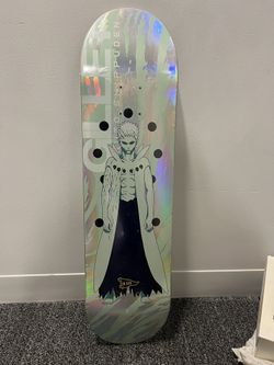 PRIMITIVE X NARUTO JB GILLET "OBITO JINCHURIKI" SKATEBOARD DECK RARE