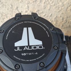 Jl Audio W1 10” Subwoofer 