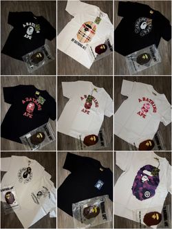 Bape/chrome heart tees