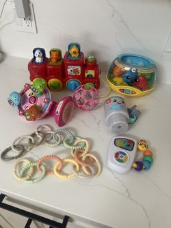 baby toy bundle (vtech, fisher price, baby einstein)