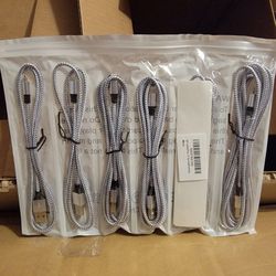 BRAND NEW IPhone to USB Charging Cabels [6 Pack]