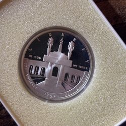 1984 U.S. $1 XXIII Olympiad Proof Silver Coin