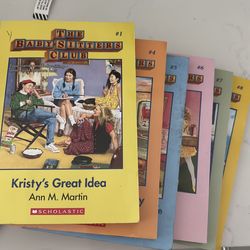 The babysitters club book1,4,5,6,7,8