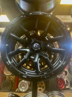 On sale. Fuel 18x9 5x150 black wheels & 33x12.50-18 tires for TOYOTA TUNDRA sequoia 5 lug (We Finance: