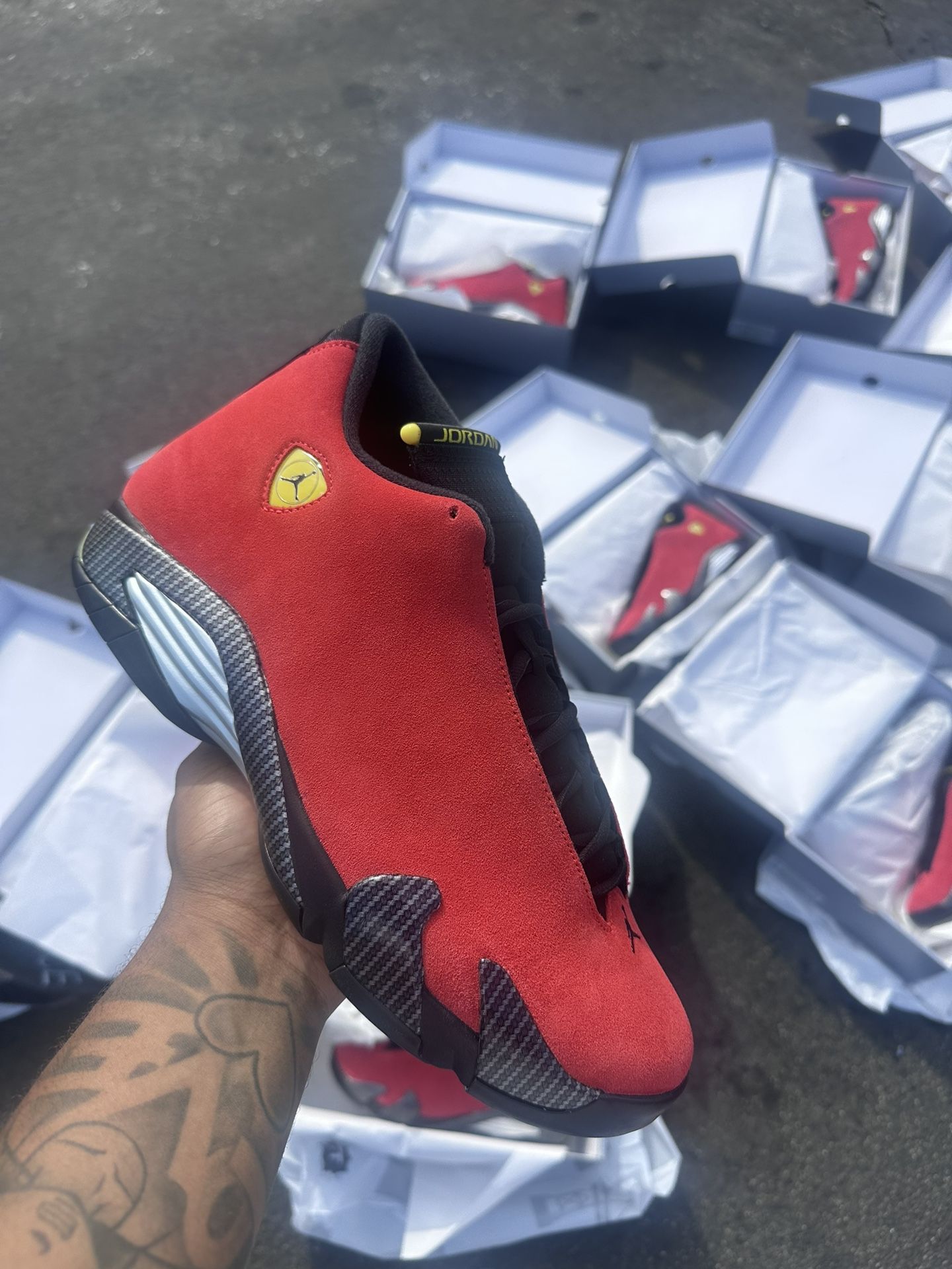 Jordan 14 Ferrari Size 12