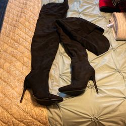 Thigh high Boots 5.5 But Fit Like A 6.5