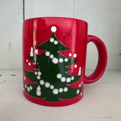 Vintage Waechtersbach Christmas tree 12 oz mug.  5 available $10 each  All are in Beautiful condition no chips, scratches scuffs, or issues