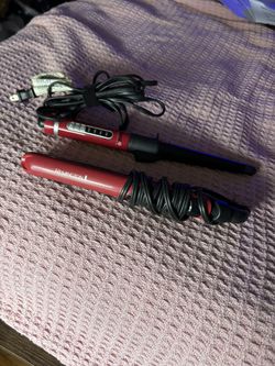 Straightener And wand Curler Bundle
