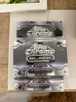 Topps Chrome Black