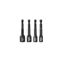 FLEX FAM10301-4 1/4-in. x 2-9/16-in. Nutsetter Impact Driver Bit (4-Piece)