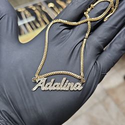 Silver gold Plate 14k