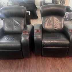 Selling 3 Leather Reclining Chairs