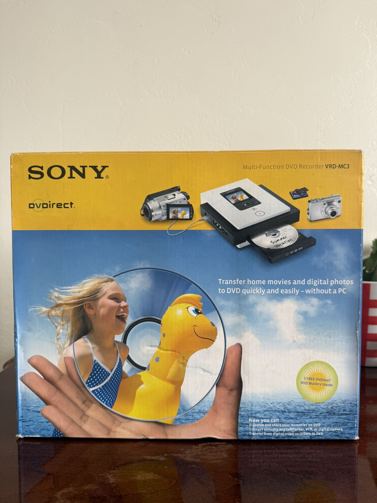 Sony DVDirect VRD-MC3 DVD Recorder - Fully Working - Complete Set w/ All Cables, Box & Manuals